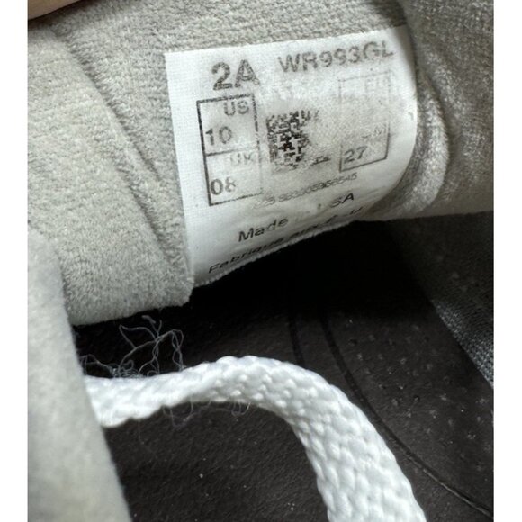 New Balance 993 Shoes Womens Size 10 2A Core Gray Sneakers USA In Made WR993GL - Picture 7 of 8